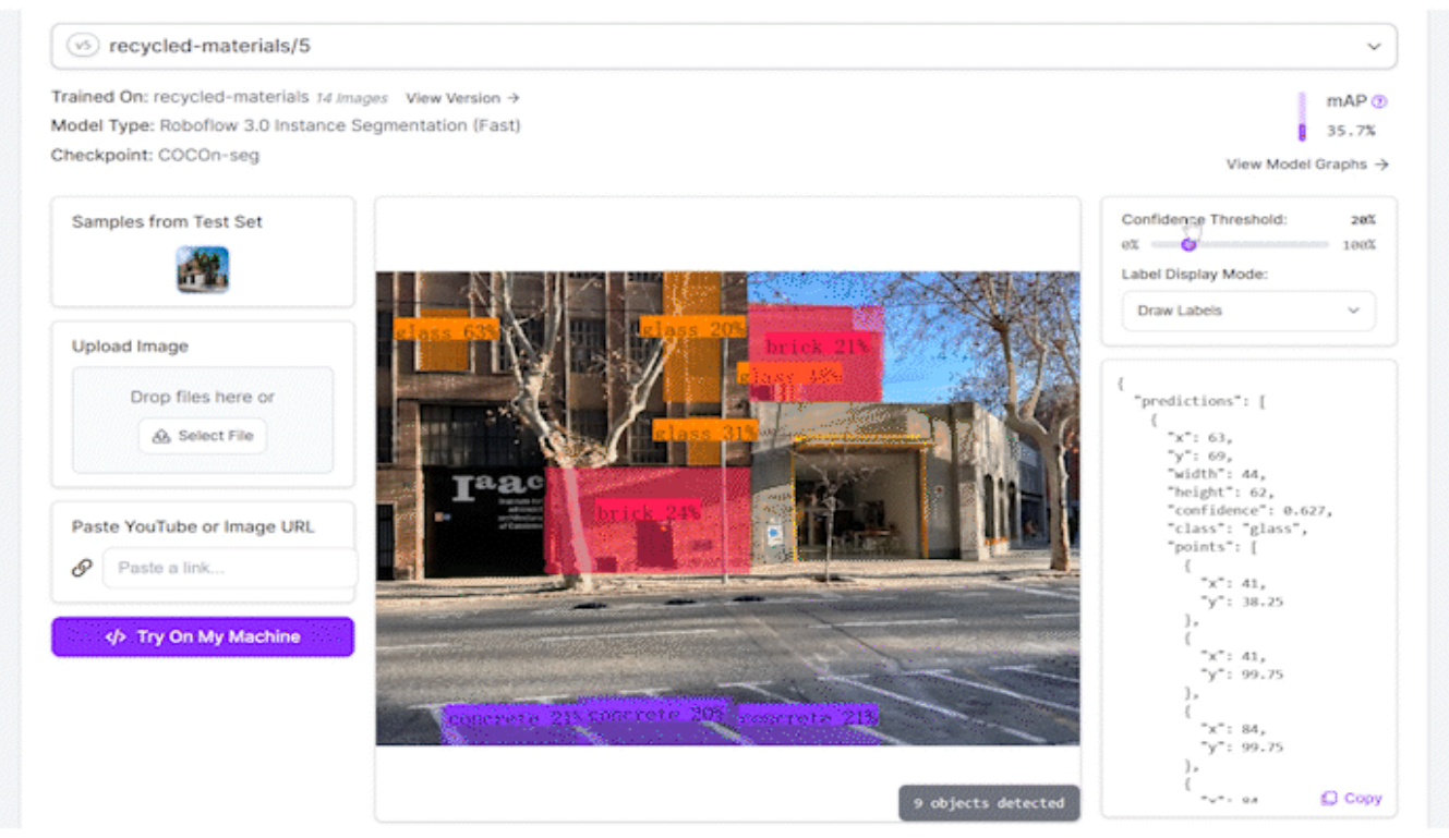 Facade Segmentation and Material Classification